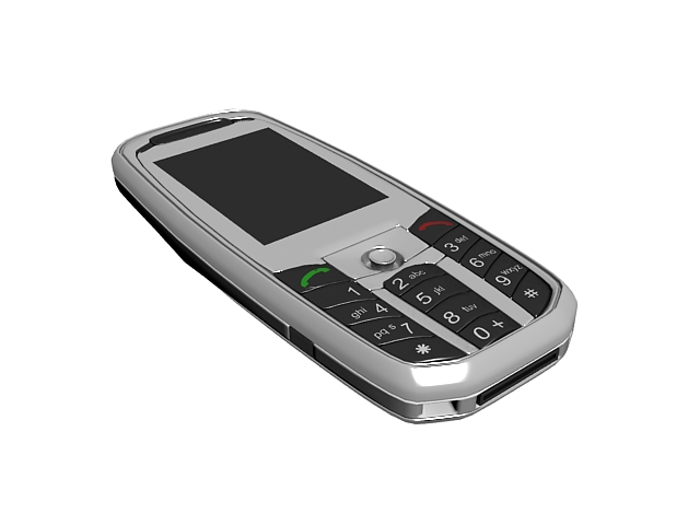 Feature phone 3d rendering