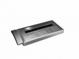 Business phone 3d model preview