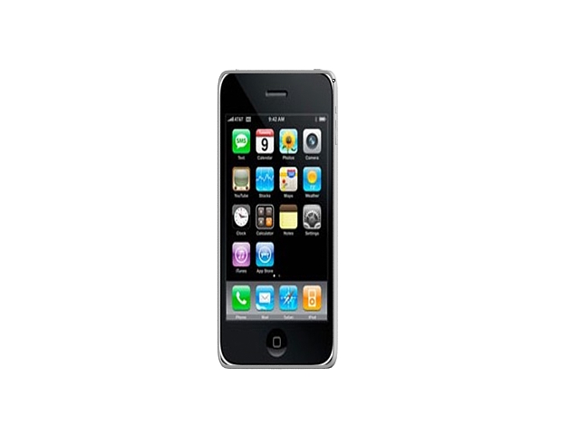 Black iPhone 3d rendering