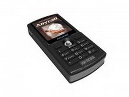 Sony Ericsson phone 3d model preview