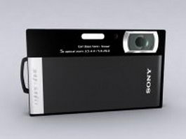 Sony DSC-T300 digital camera 3d model preview