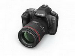 Canon EOS 5D Mark II 3d model preview