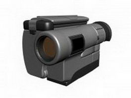 Sony camcorder 3d model preview