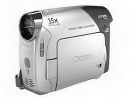 Canon ZR850 video camera 3d model preview