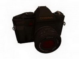 Cosina SLR camera 3d model preview