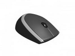 Modern optical mouse 3d model preview