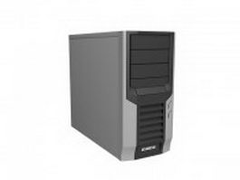 PC tower case 3d preview