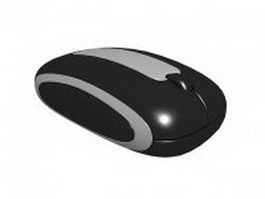 Wireless computer mouse 3d model preview