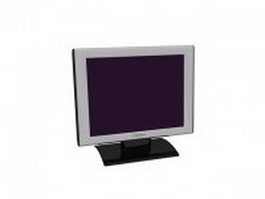Captiva LCD monitor 3d model preview