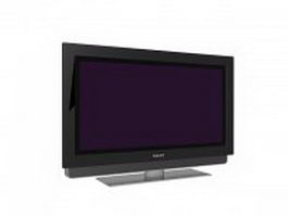 Philips LCD TV 3d model preview