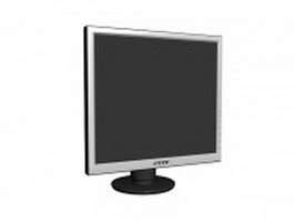 Sony 17 inch LCD Monitor 3d model preview