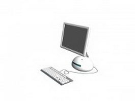 Apple iMac G4 3d model preview