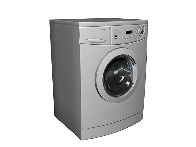 Samsung washing machine 3d rendering