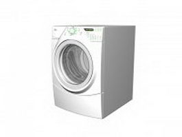 Washing machine and dryer 3d model preview
