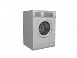 Front-loading laundry machine 3d model preview