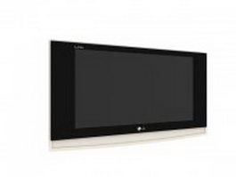 LG wall hung television 3d model preview