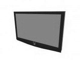 Flat screen television 3d model preview