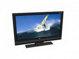 LG Xcanvas LCD TV 3d model preview