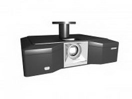 Mini DLP Projector 3d model preview
