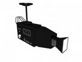 Zoom security camera 3d preview