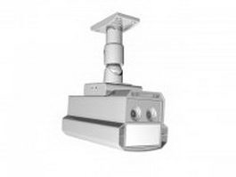 Ceiling mount security camera 3d model preview