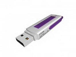 Kingston USB Flash Drive 3d model preview
