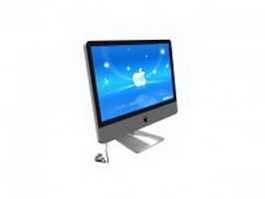 Apple LCD Monitor Screen 3d model preview