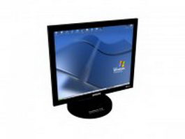 Samsung syncmaster monitor 3d model preview