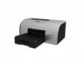 HP business printer 3d model preview