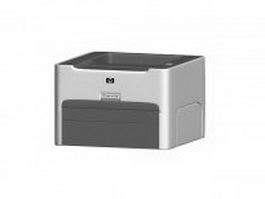 HP laserjet 1320 printer 3d model preview