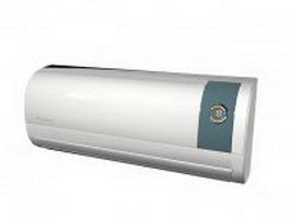 Split-type air conditioner 3d model preview