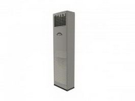 Floor standing air conditioner 3d model preview