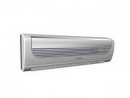 Split air conditioner 3d model preview