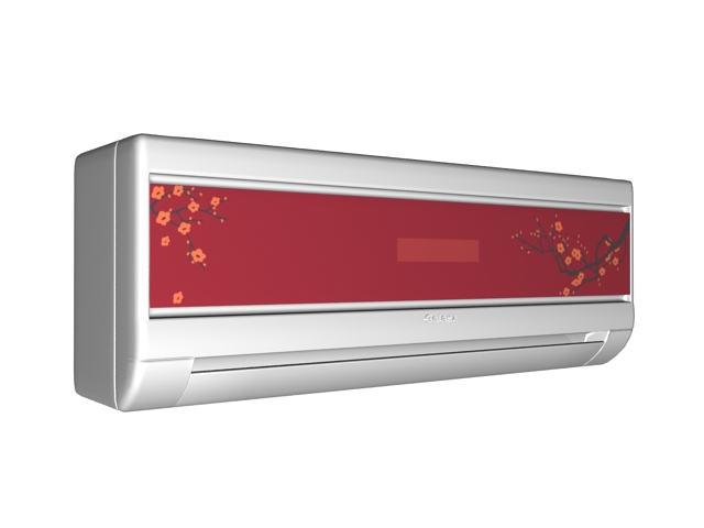 Galanz air conditioner 3d rendering