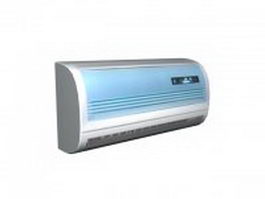 Wall air conditioner unit 3d model preview