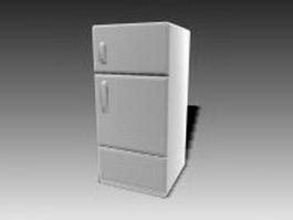 Household freezer 3d model preview