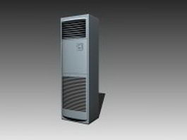 Floor standing unit air conditioning 3d model preview