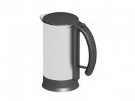 Cordless electric kettle 3d model preview