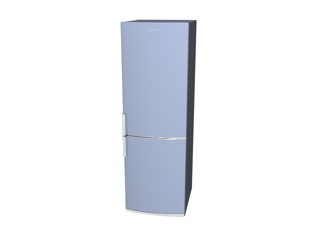 Siemens refrigerator 3d rendering