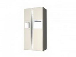 Kitchen refrigerator 3d model preview