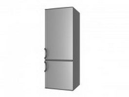 Bottom freezer refrigerator 3d preview