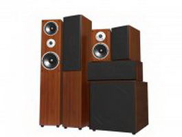 5.1 surround sound system 3d preview