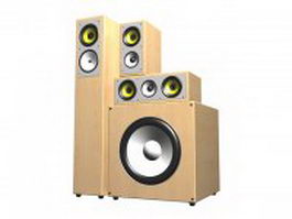 3.1 surround sound speakers 3d preview
