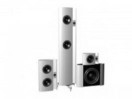 3.1 Channel Sound Bar System 3d preview