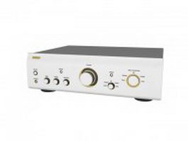 Denon amplifier 3d model preview