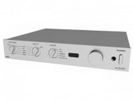 Audiolab 8000 integrated amplifier 3d model preview