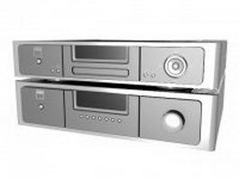 NAD home audiophile amplifier and Disc player 3d preview