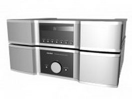 Xindak Hi-Fi amplifier and CD player 3d preview