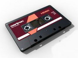 Audio cassette tape 3d preview
