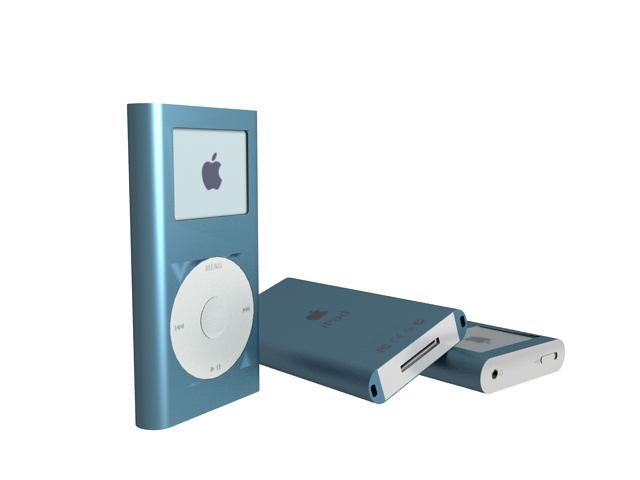 iPod Classic 3d rendering